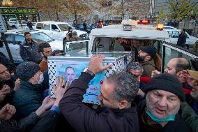 Funeral For IRGC Commander, Kioumars Pourhashemi