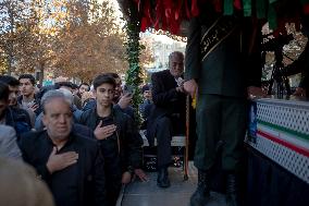 Funeral For IRGC Commander, Kioumars Pourhashemi