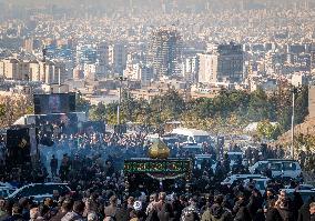 Funeral For IRGC Commander, Kioumars Pourhashemi