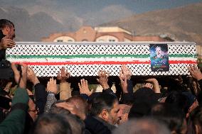 Funeral For IRGC Commander, Kioumars Pourhashemi