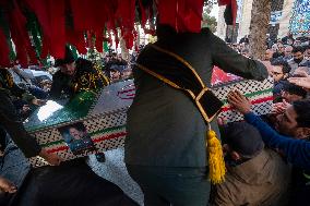 Funeral For IRGC Commander, Kioumars Pourhashemi