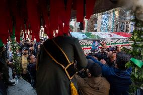 Funeral For IRGC Commander, Kioumars Pourhashemi