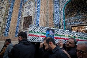 Funeral For IRGC Commander, Kioumars Pourhashemi