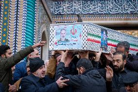 Funeral For IRGC Commander, Kioumars Pourhashemi