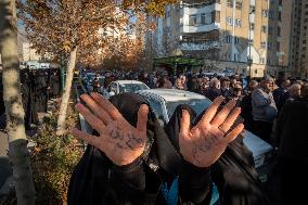 Funeral For IRGC Commander, Kioumars Pourhashemi