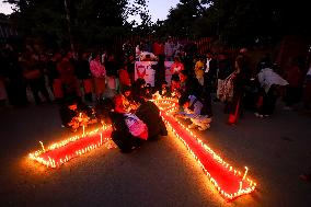 Nepal Marks “World AIDS Day” Eve With Candle Light Vigil