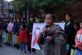 Nepal Marks “World AIDS Day” Eve With Candle Light Vigil