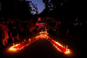 Nepal Marks “World AIDS Day” Eve With Candle Light Vigil