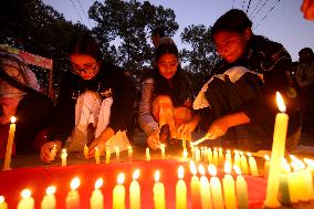 Nepal Marks “World AIDS Day” Eve With Candle Light Vigil