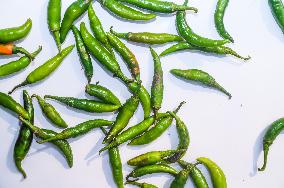 Green Chilli Pepper - Agriculture In India