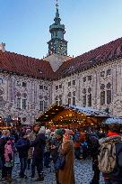 Christmas Village In The Munich Residence Palace