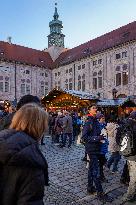 Christmas Village In The Munich Residence Palace