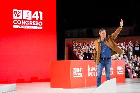 Pedro Sanchez Inaugurates 41st PSOE Congress - Seville