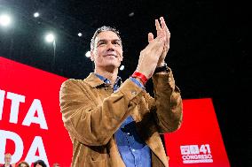 Pedro Sanchez Inaugurates 41st PSOE Congress - Seville