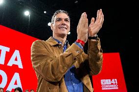 Pedro Sanchez Inaugurates 41st PSOE Congress - Seville