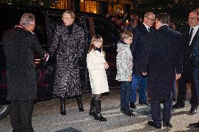 NO TABLOIDS - Christmas lights inauguration - Monaco