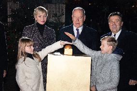 NO TABLOIDS - Christmas lights inauguration - Monaco