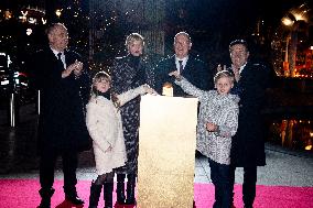 NO TABLOIDS - Christmas lights inauguration - Monaco