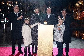 NO TABLOIDS - Christmas lights inauguration - Monaco