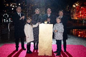 NO TABLOIDS - Christmas lights inauguration - Monaco