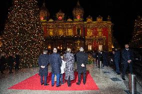 NO TABLOIDS - Christmas lights inauguration - Monaco