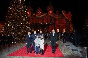 NO TABLOIDS - Christmas lights inauguration - Monaco