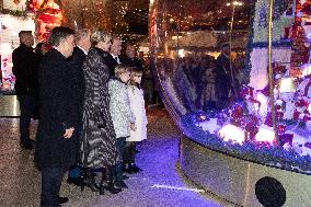 NO TABLOIDS - Christmas lights inauguration - Monaco