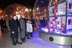 NO TABLOIDS - Christmas lights inauguration - Monaco