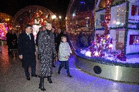 NO TABLOIDS - Christmas lights inauguration - Monaco