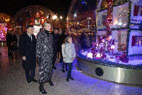 NO TABLOIDS - Christmas lights inauguration - Monaco