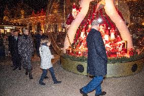 NO TABLOIDS - Christmas lights inauguration - Monaco