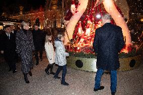 NO TABLOIDS - Christmas lights inauguration - Monaco