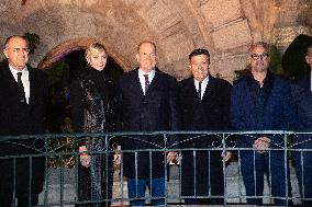 NO TABLOIDS - Christmas lights inauguration - Monaco