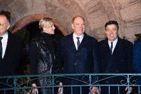 NO TABLOIDS - Christmas lights inauguration - Monaco