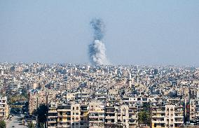 Intense Airstrikes Target The Syrian City Of Aleppo