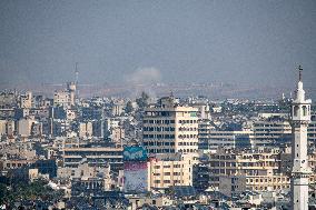 Intense Airstrikes Target The Syrian City Of Aleppo