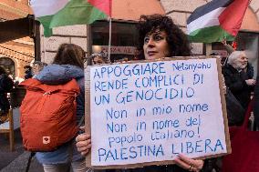 National Pro-Palestinian Demonstration In Rome