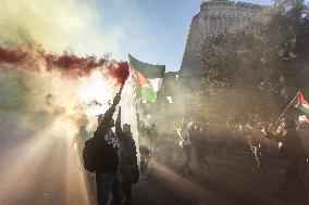 National Pro-Palestinian Demonstration In Rome