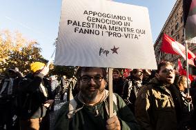 National Pro-Palestinian Demonstration In Rome