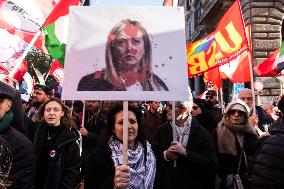 National Pro-Palestinian Demonstration In Rome