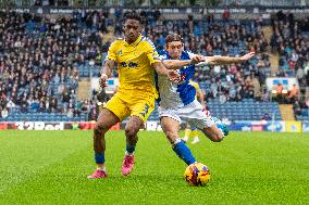 Blackburn Rovers FC v Leeds United FC - Sky Bet Championship