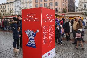 Christmas Market In Krakow, Poland