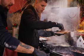 Christmas Market In Krakow, Poland