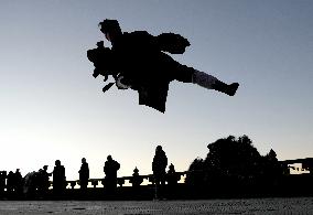 Tai Chi At A Martial Arts School - China