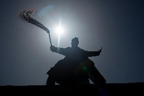 Tai Chi At A Martial Arts School - China