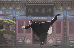 Tai Chi At A Martial Arts School - China