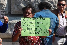 People Attend Postimos Tribute To Silvia Pinal Who Died At 93 Years Old