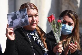 People Attend Postimos Tribute To Silvia Pinal Who Died At 93 Years Old