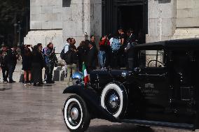 People Attend Postimos Tribute To Silvia Pinal Who Died At 93 Years Old