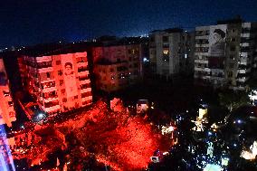 Mourners Hold Vigil for Hezbollah Chief Hassan Nasrallah in Beirut Suburb